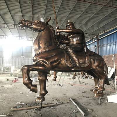 景觀仿銅人物雕塑 專(zhuān)業(yè)廠家生產(chǎn)的玻璃鋼歷史人雕像
