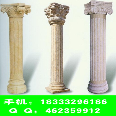 廠家直銷(xiāo) 漢白玉羅馬柱的精湛工藝與家居之美
